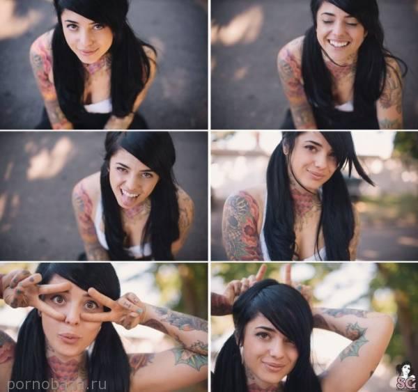 Милая девушка под псевдонимом Radeo из Suicide Girls