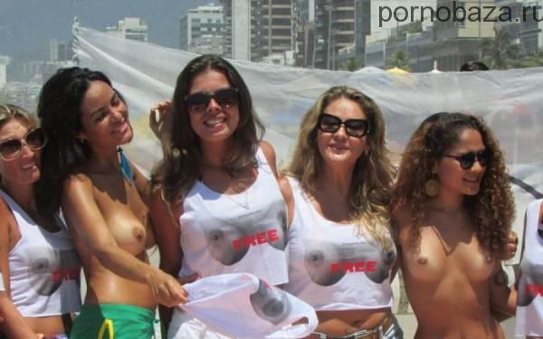 Топлес-протест в Бразилии (36 фото)